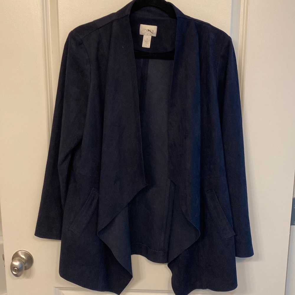 Chicos Dark Blue Jacket - image 1